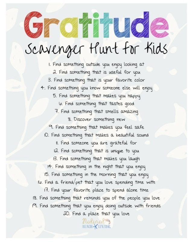 I’m so thankful for where I live. I’m going to take some time this week to think about some of these things on the Gratitude Scavenger Hunt. Have a great day Dragons, it’s going to be a beautiful day ! 