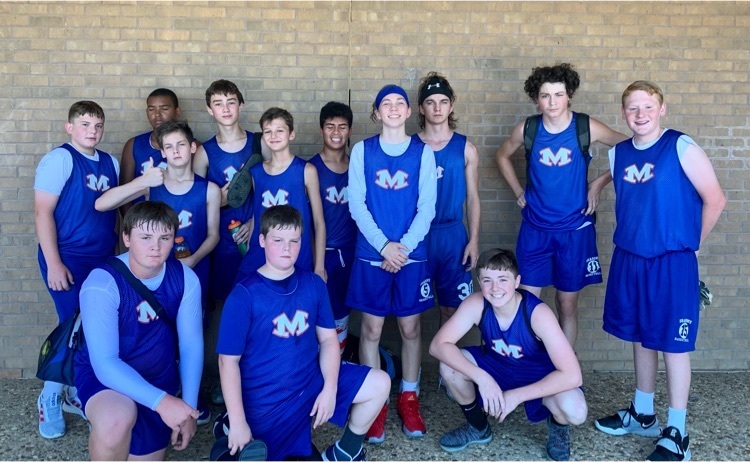 Our junior boys basketball team is at Waldron Team Camp today, working hard and getting better!