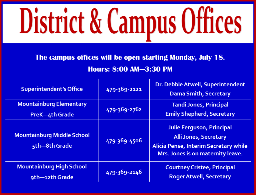 Live Feed Mountainburg Public Schools