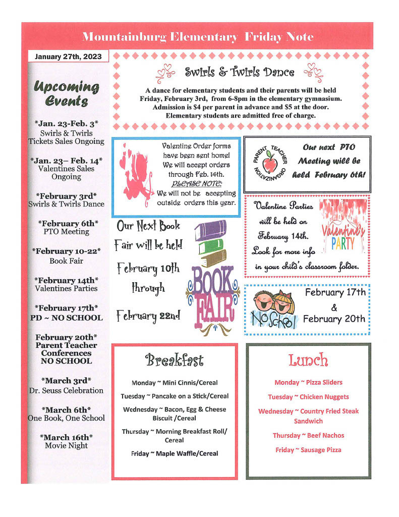 Friday Note January 27